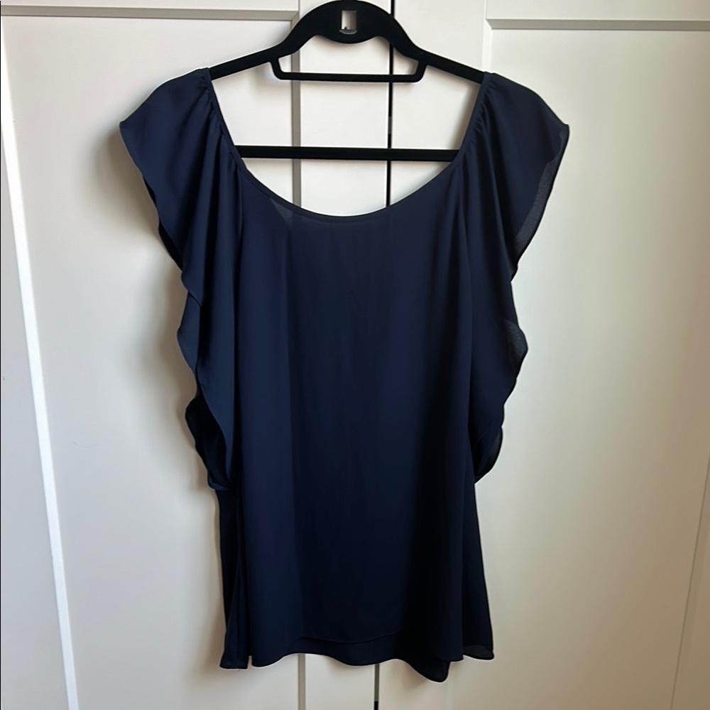Vince Navy Blue Blouse | Small